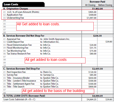 Mortgage Closing Statement Examples